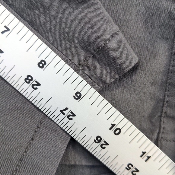 English Laundry Mens Chino Shorts Gray Size 38W Zipped Pockets Rayon Blend - Picture 5 of 12